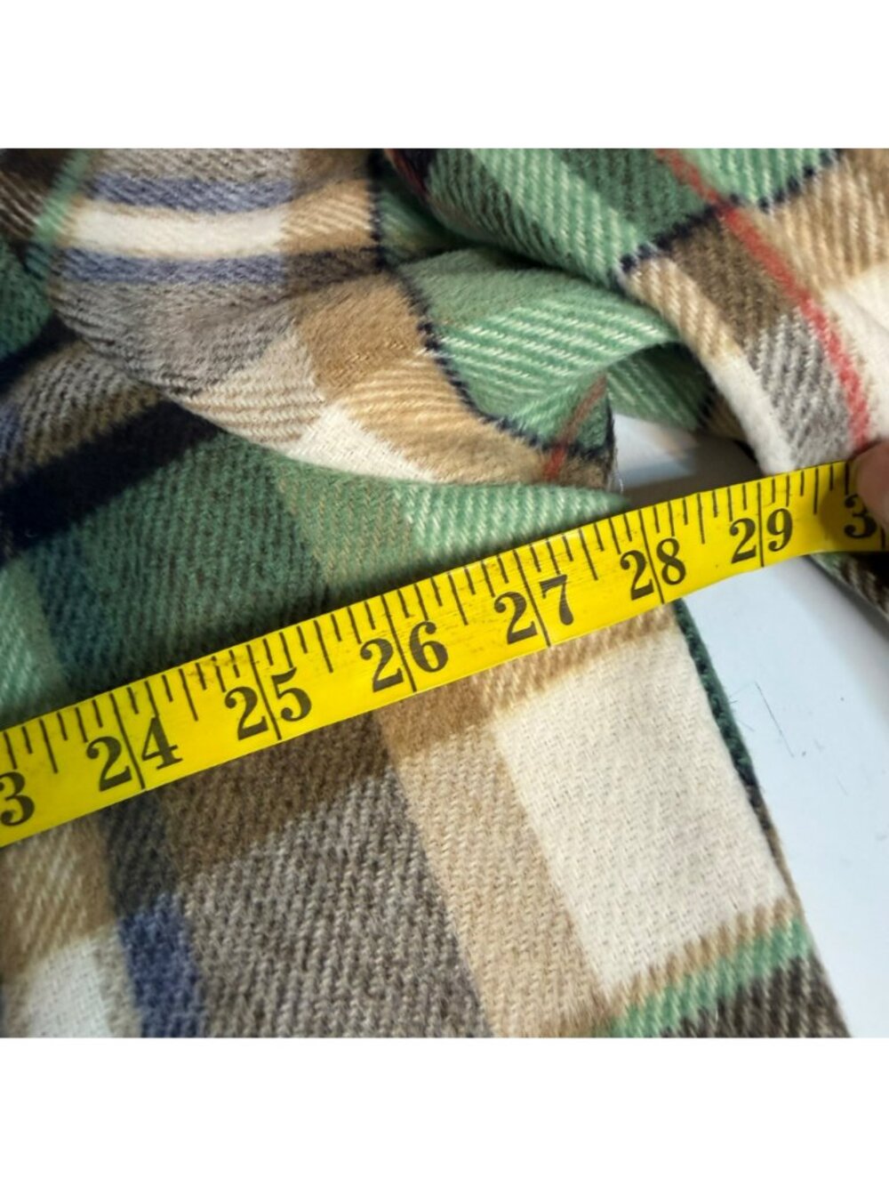 Zara Plaid Women's Shacket Oversized Button Front Shirt Jacket Size Large Green - Picture 6 of 7